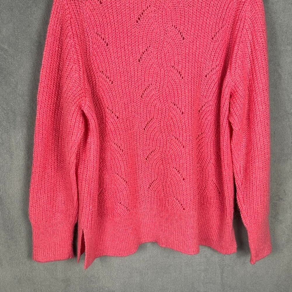 Boden Sweater Womens Extra Large Pink Knit Neutral Preppy Comfort Wool Blend - Picture 5 of 12